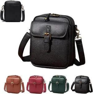 Comebybuy Purse Vintage Mini Messenger Bag, Comebybuy Crossbody Bag, Vintage Double Layer Large Capacity Messenger Bag