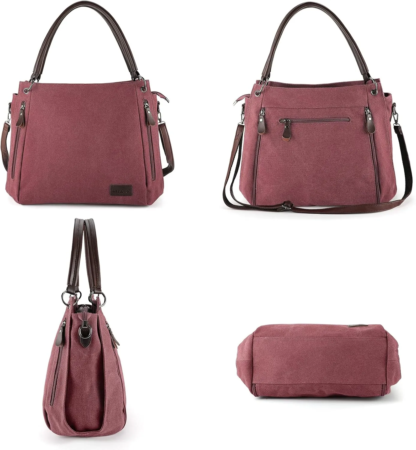 Concealed Carry Crossbody bag with removable pistol holster for women handbag Hobo purses Tote Bag