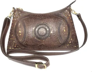 Cords Craft | Genuine Leather Cross Body Bag for Women | Gift for Women | Vintage Leather Handbag | Partywear Leather Bag
