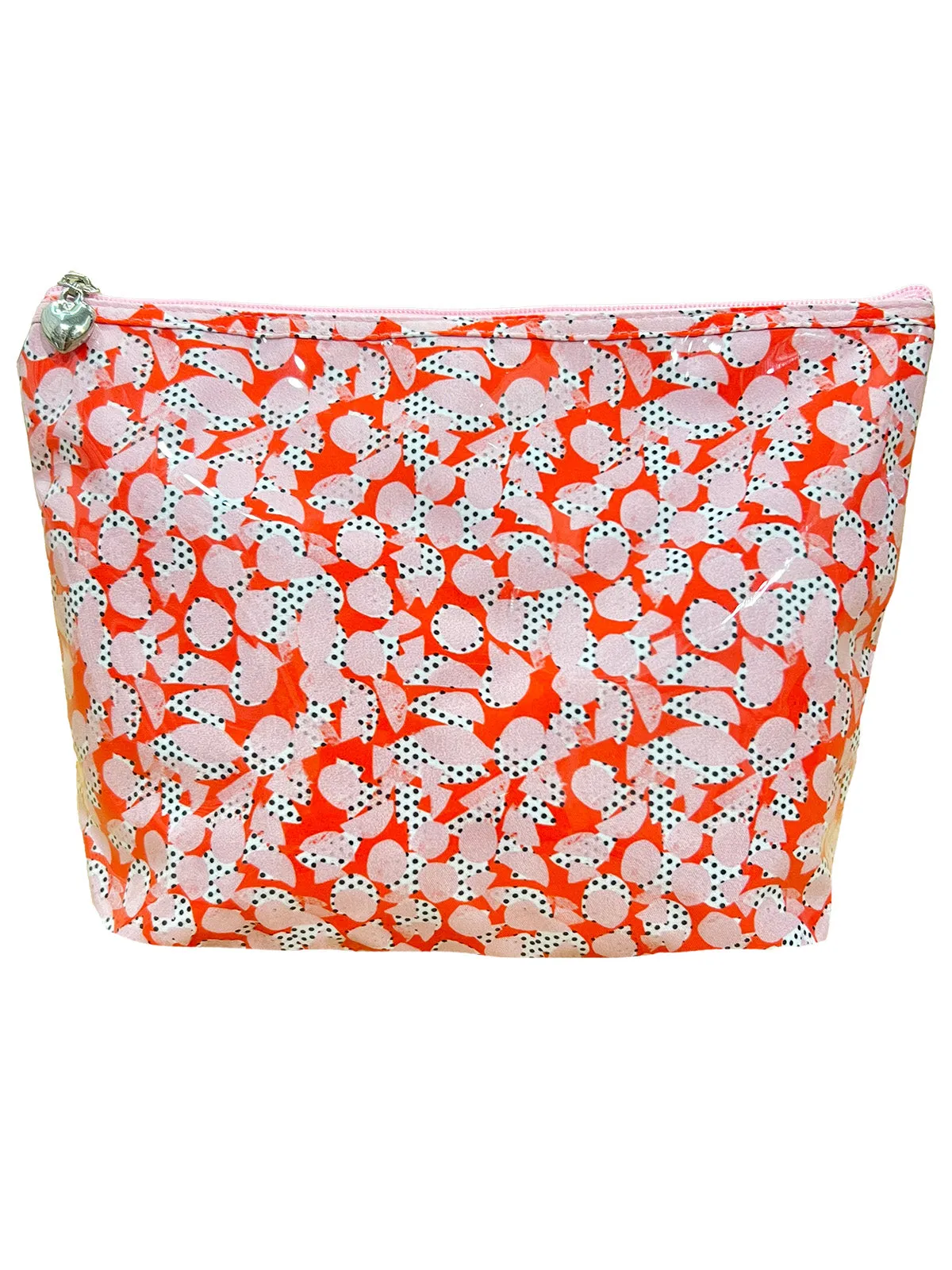 Cosmetic Bag (Medium), Pebble Polka Dot