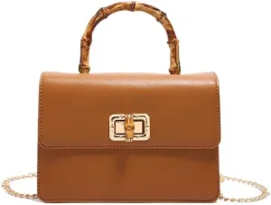 cross-body bag Premium Bamboo Shoulder Bag