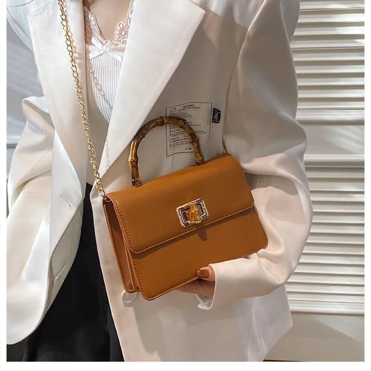 cross-body bag Premium Bamboo Shoulder Bag
