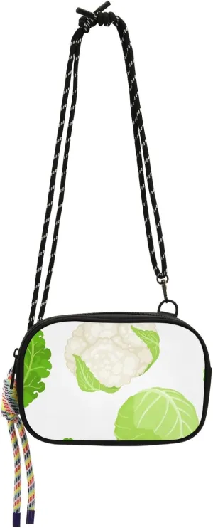 Crossbody Bag Cabbage Cell Phone Purse Wallet with Credit Card Slots Multicolor Handbag with Adjustable Strap Fits Phone Keys And More