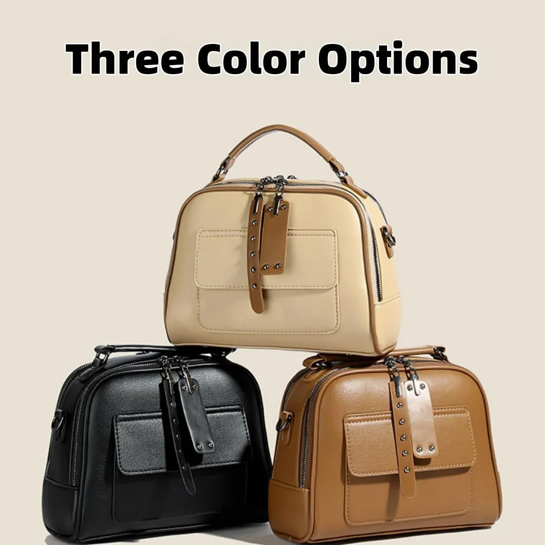 Crossbody Bag for Women,Chic Multi-Layer PU Handbag with Wide shoulder strap- Versatile Hobo Tote,Gifts