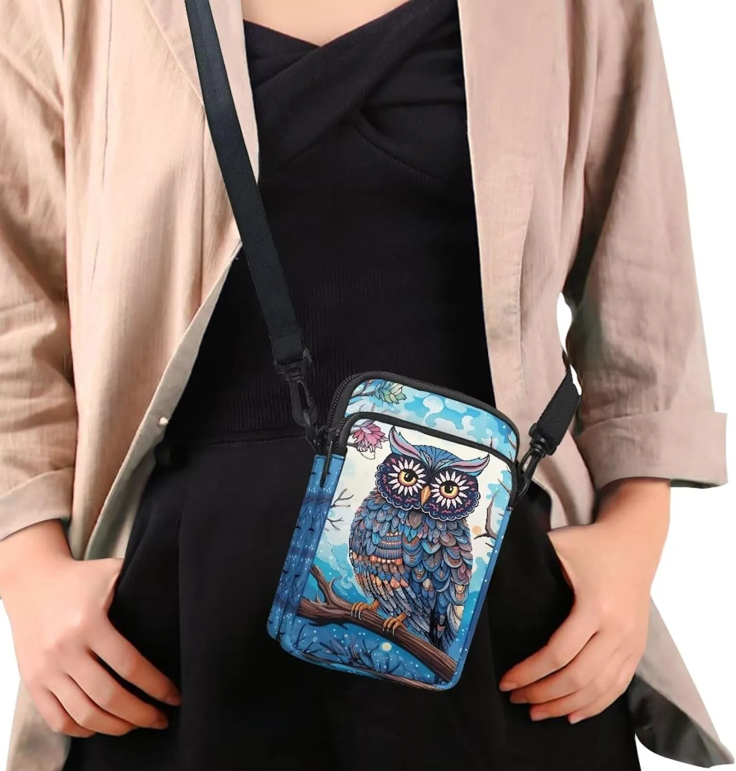Crossbody Bags for Women Small Cell Phone Purse Shoulder Bag with Adjustable Strap Slant Sling Bag