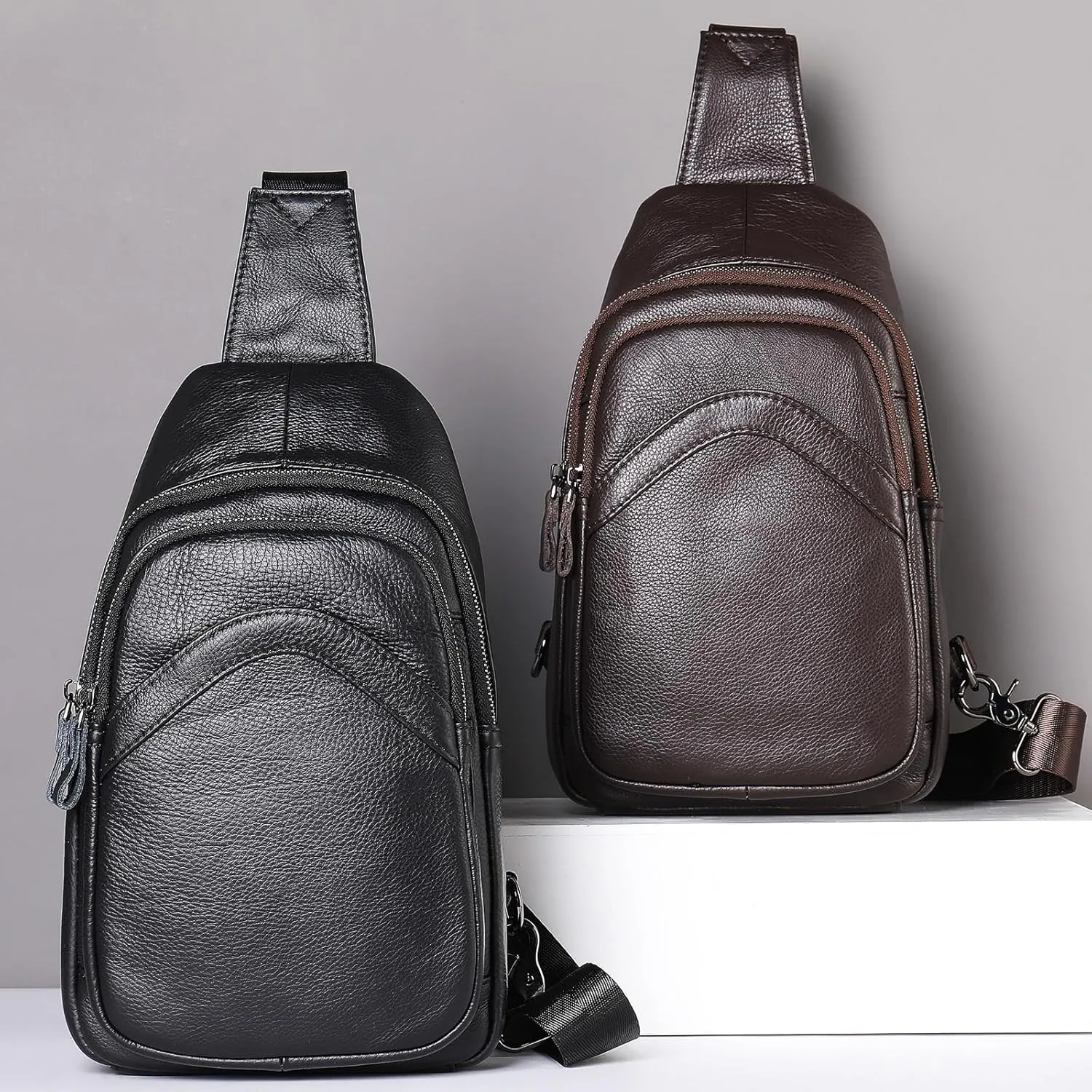 Crossbody Chest Bag Outside Single Shoulder Bag Layer 1 Shoulder Bag Chest Bag Collection