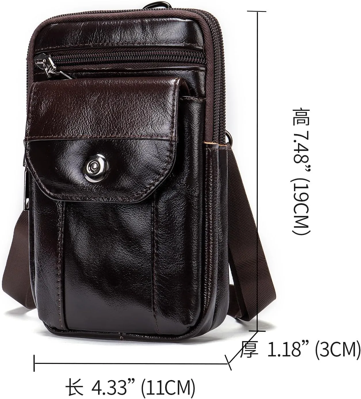 Crossbody Chest Bag Outside Single Shoulder Bag Layer 1 Shoulder Bag Chest Bag Collection