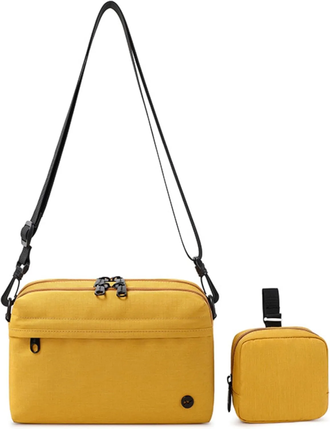 Crossbody Handbag with Coin Purse, 3 Compartments, Zipper, for Travel, Everyday Use