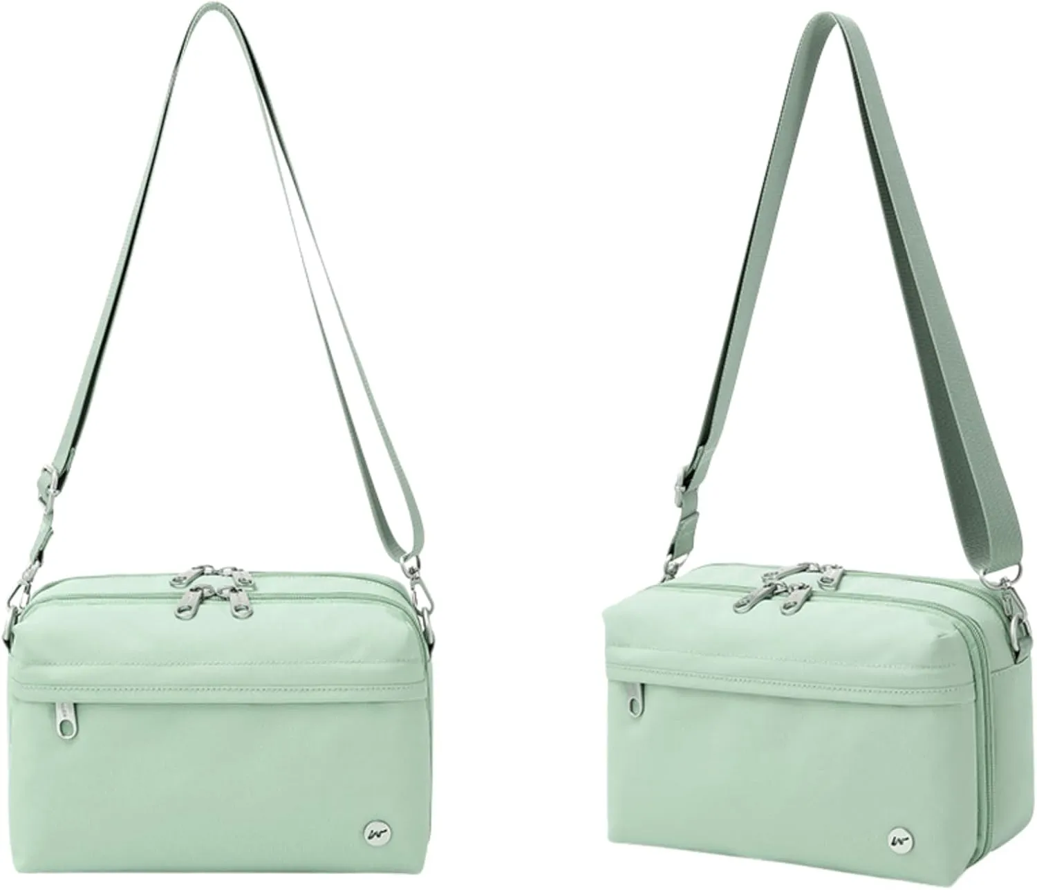 Crossbody Handbag with Coin Purse, 3 Compartments, Zipper, for Travel, Everyday Use
