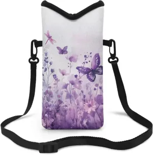 Crossbody Phone Bag Waterproof Mini Cellphone Purse Bag with Adjustable Strap Fits Most Smartphones, 8'' x 4''