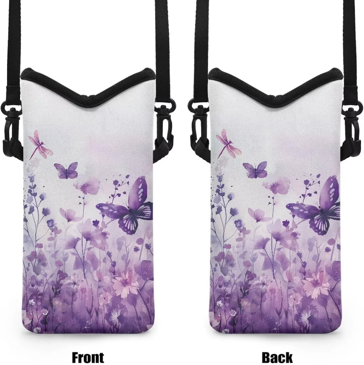 Crossbody Phone Bag Waterproof Mini Cellphone Purse Bag with Adjustable Strap Fits Most Smartphones, 8'' x 4''