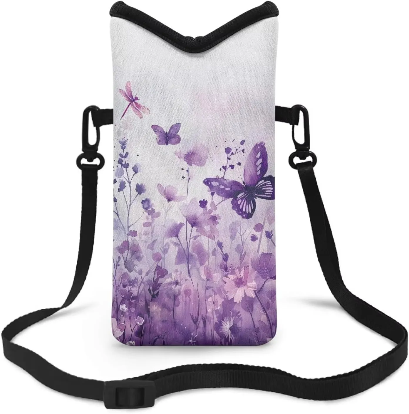 Crossbody Phone Bag Waterproof Mini Cellphone Purse Bag with Adjustable Strap Fits Most Smartphones, 8'' x 4''
