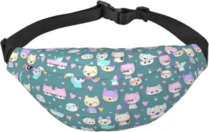 Cute little fox Fashion Crossbody Appearance High capacity outdoor with Adjustable Comfortable Work Leisure Versatile, RXZER23