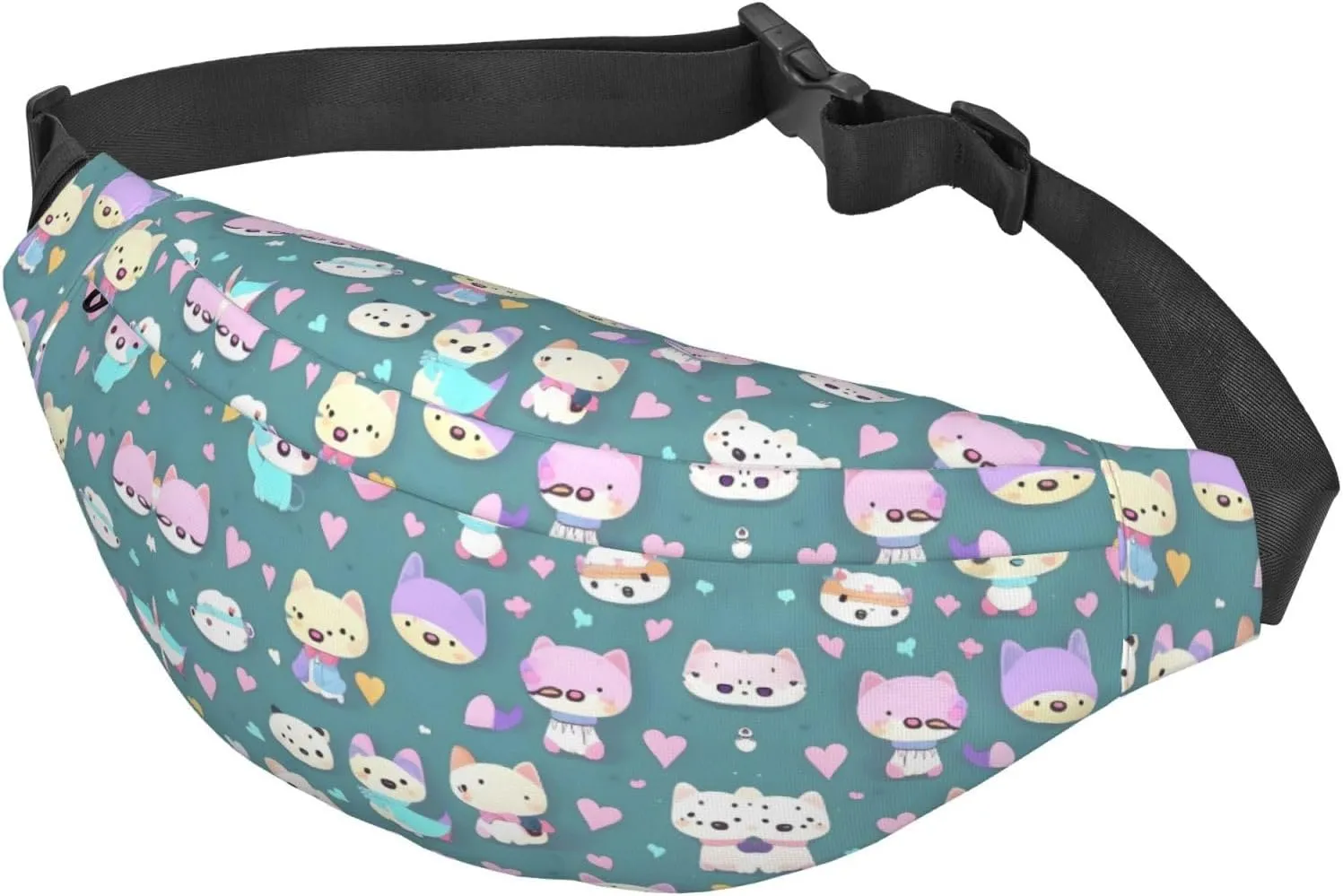 Cute little fox Fashion Crossbody Appearance High capacity outdoor with Adjustable Comfortable Work Leisure Versatile, RXZER23