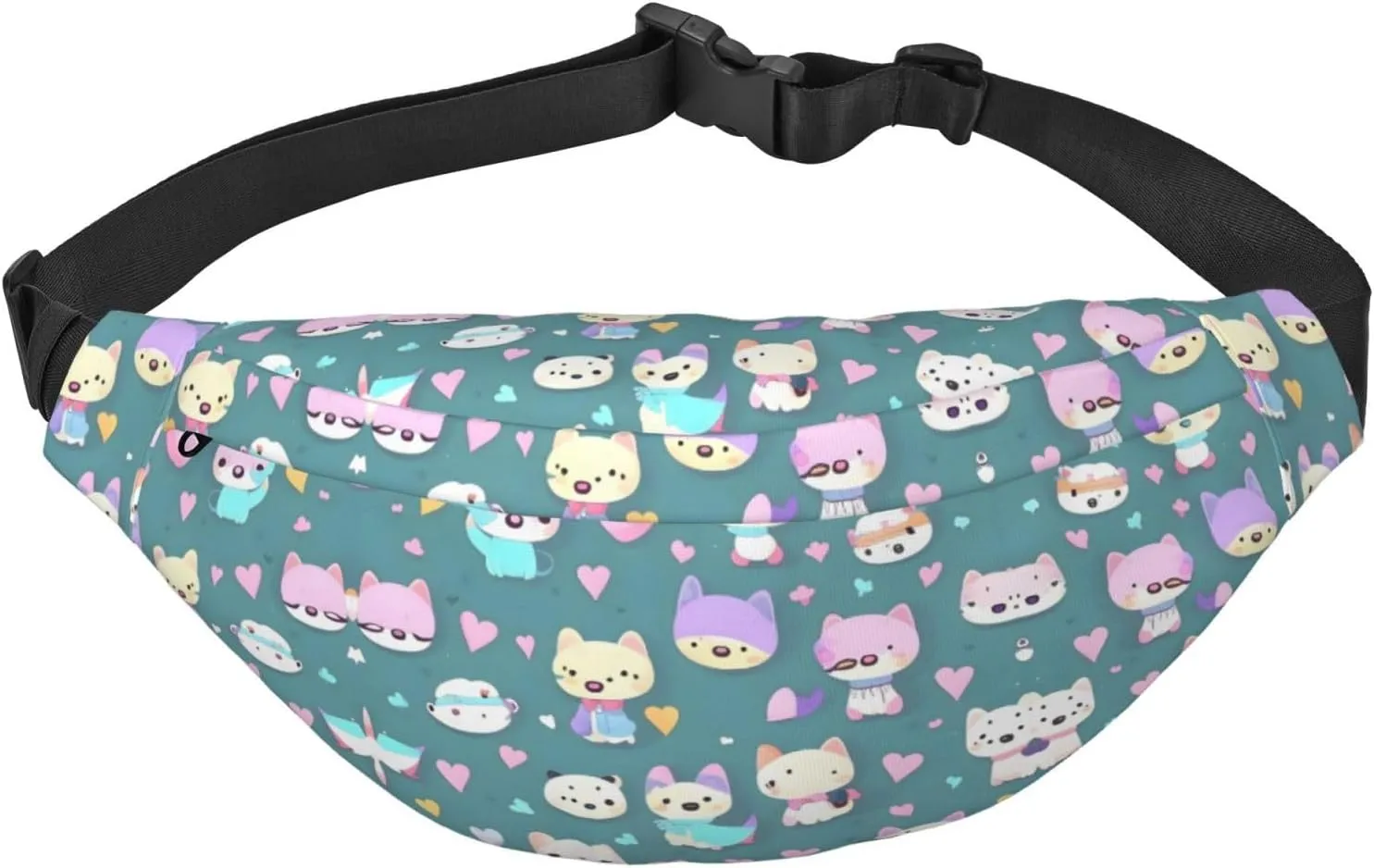 Cute little fox Fashion Crossbody Appearance High capacity outdoor with Adjustable Comfortable Work Leisure Versatile, RXZER23