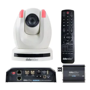 Datavideo PTC-150TW HD/SD-SDI PTZ Camera with Receiver (White)
