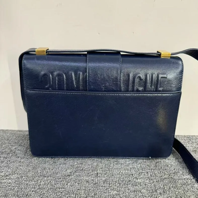Dior Blue Leather Crossbody Bag
