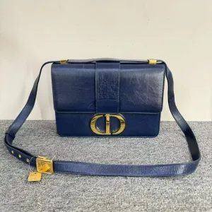 Dior Blue Leather Crossbody Bag