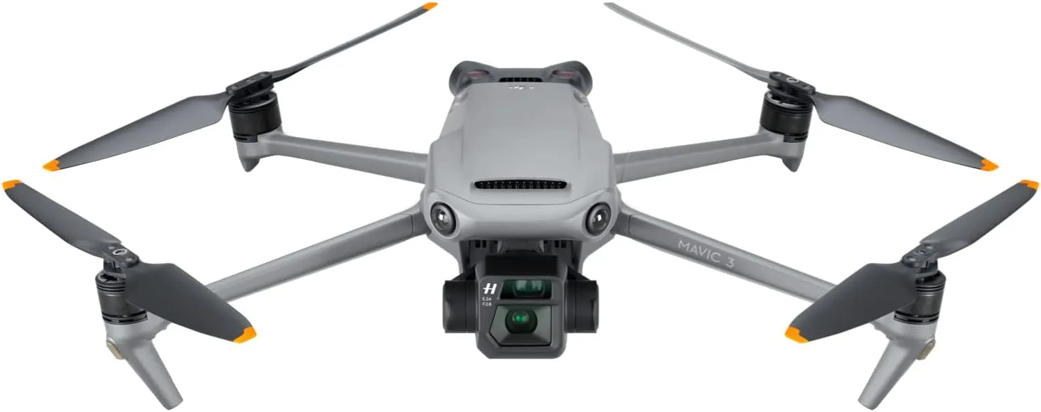 DJI Mavic 3, Drone with 4/3 CMOS Hasselblad Camera, 5.1K Video, Omnidirectional Obstacle Sensing, 46 Mins Flight, Advanced Auto Return, 15km Video Transmission, FAA Remote ID Compliant, Gray