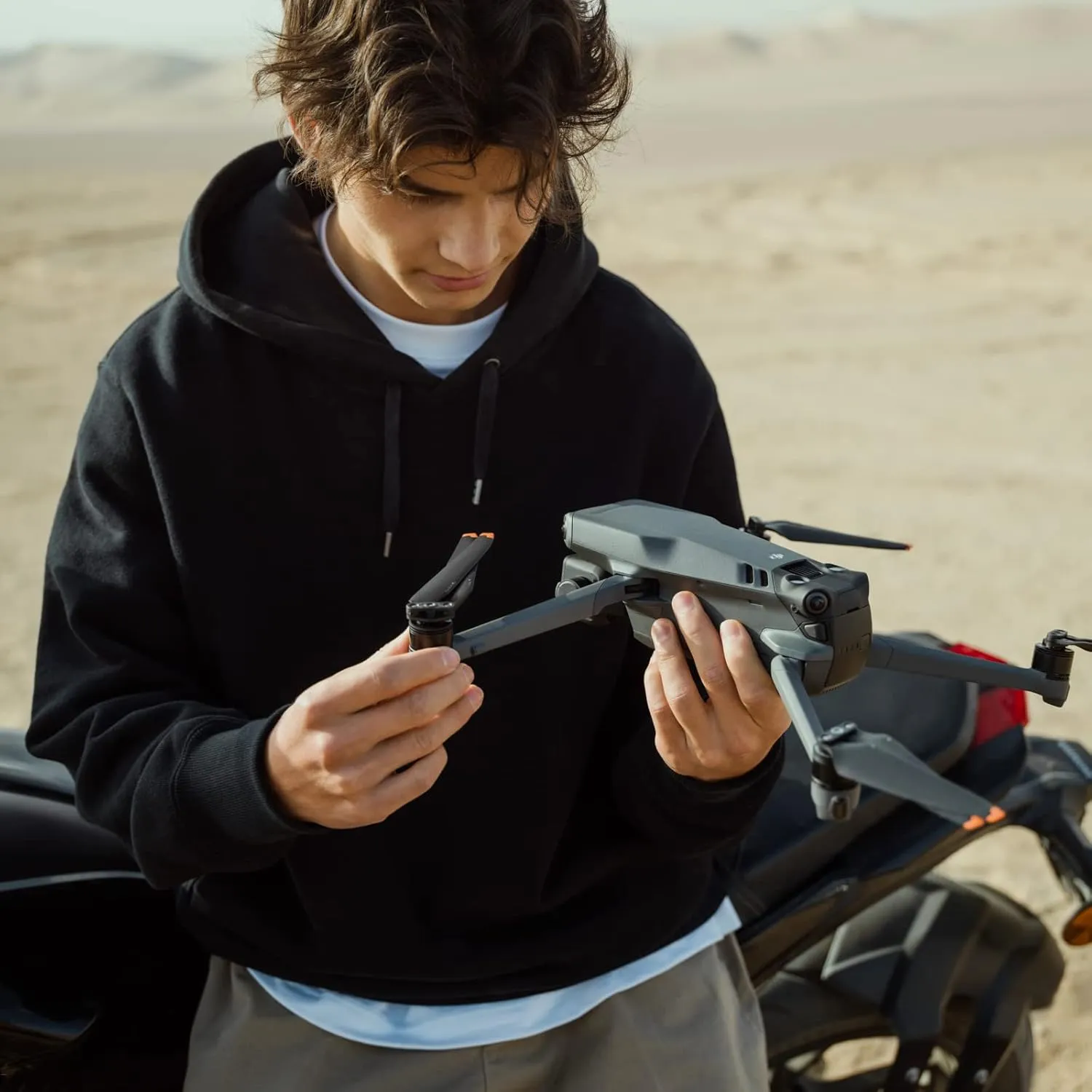 DJI Mavic 3, Drone with 4/3 CMOS Hasselblad Camera, 5.1K Video, Omnidirectional Obstacle Sensing, 46 Mins Flight, Advanced Auto Return, 15km Video Transmission, FAA Remote ID Compliant, Gray