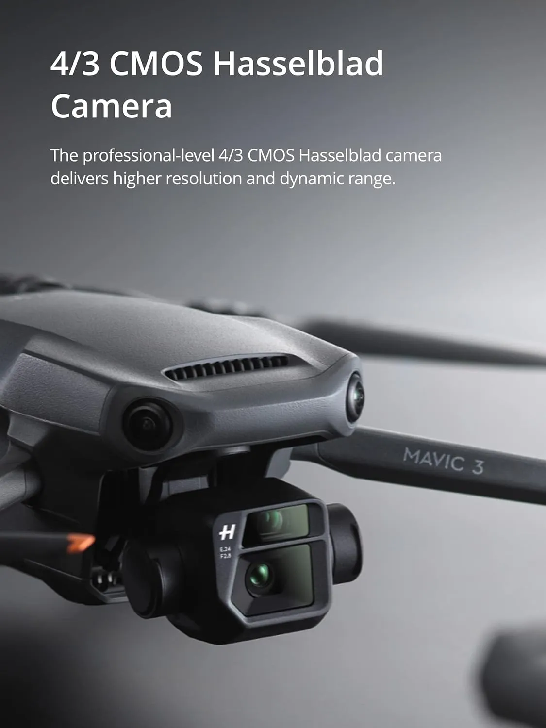 DJI Mavic 3 Fly More Combo Quadcopter with Remote Controller (Renewed)