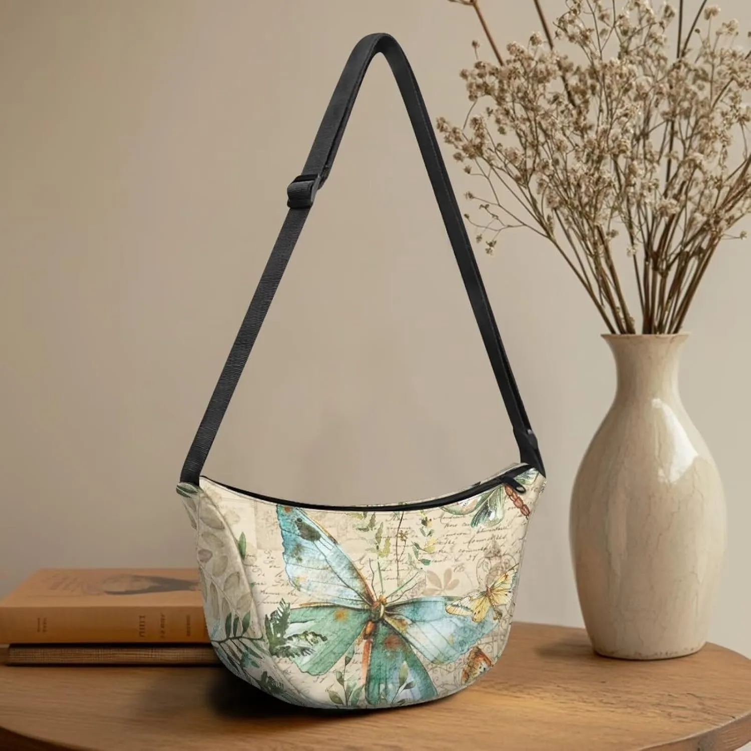 Dolyues Chic Women's Crossbody Hobo Sling Bag - Fashionable Crescent Shoulder Purse & Casual Dumpling Handbag