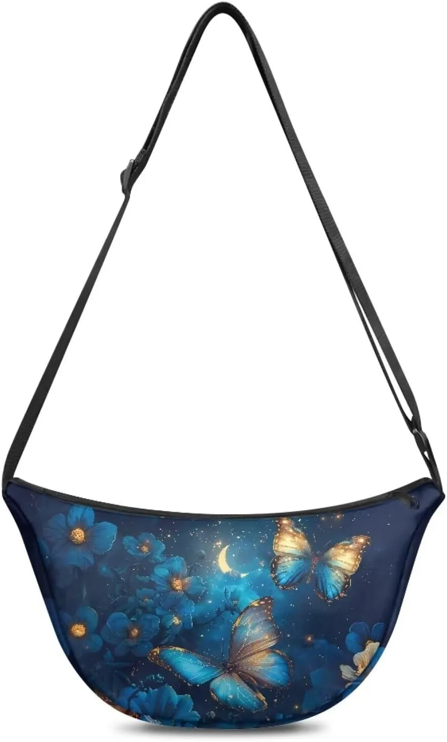 Dolyues Chic Women's Crossbody Hobo Sling Bag - Fashionable Crescent Shoulder Purse & Casual Dumpling Handbag
