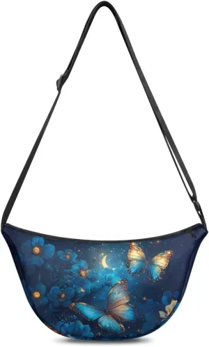 Dolyues Chic Women's Crossbody Hobo Sling Bag - Fashionable Crescent Shoulder Purse & Casual Dumpling Handbag