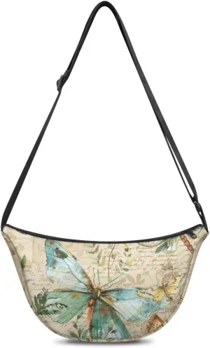 Dolyues Chic Women's Crossbody Hobo Sling Bag - Fashionable Crescent Shoulder Purse & Casual Dumpling Handbag