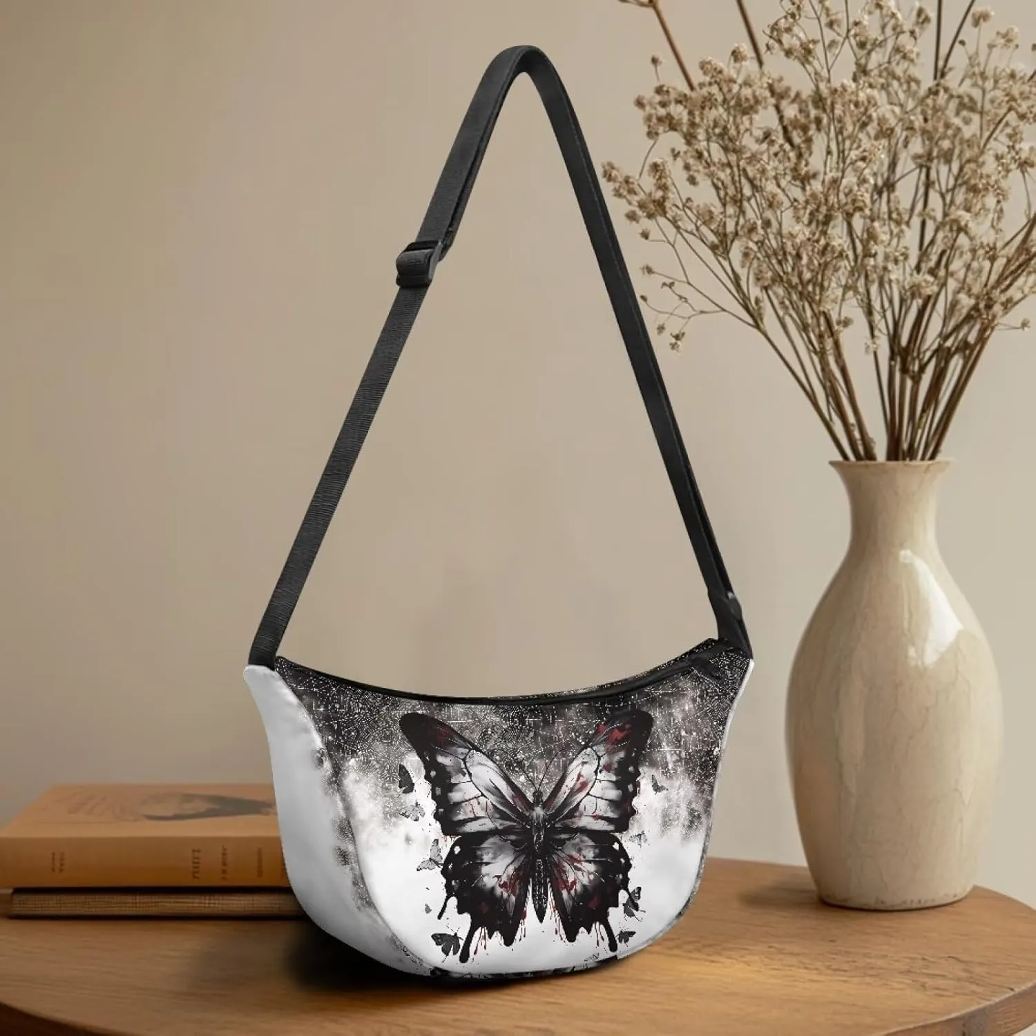 Dolyues Chic Women's Crossbody Hobo Sling Bag - Fashionable Crescent Shoulder Purse & Casual Dumpling Handbag
