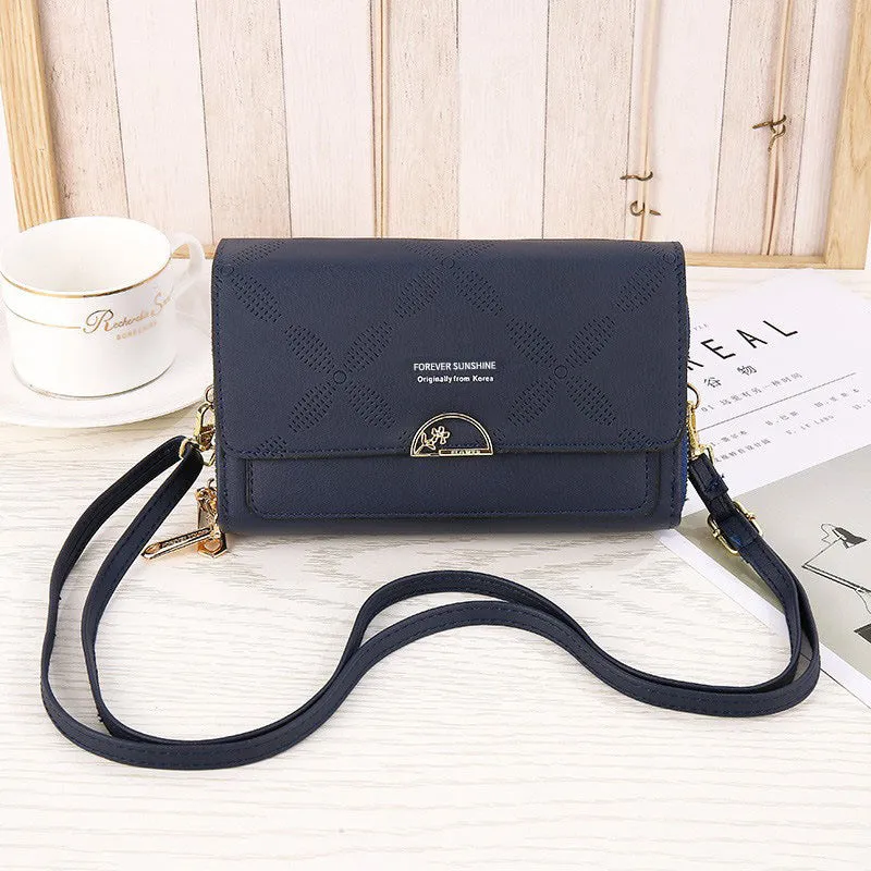Double Layer Crossbody Purse Bag