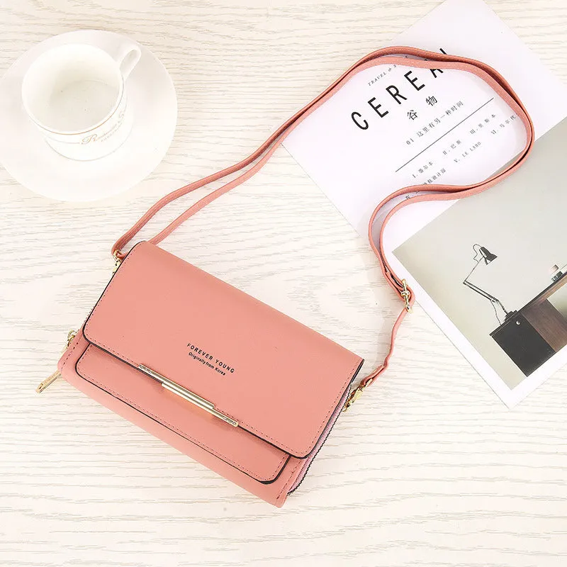 Double Layer Crossbody Purse Bag