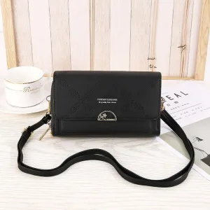 Double Layer Crossbody Purse Bag