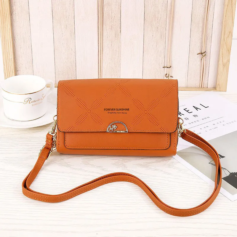 Double Layer Crossbody Purse Bag