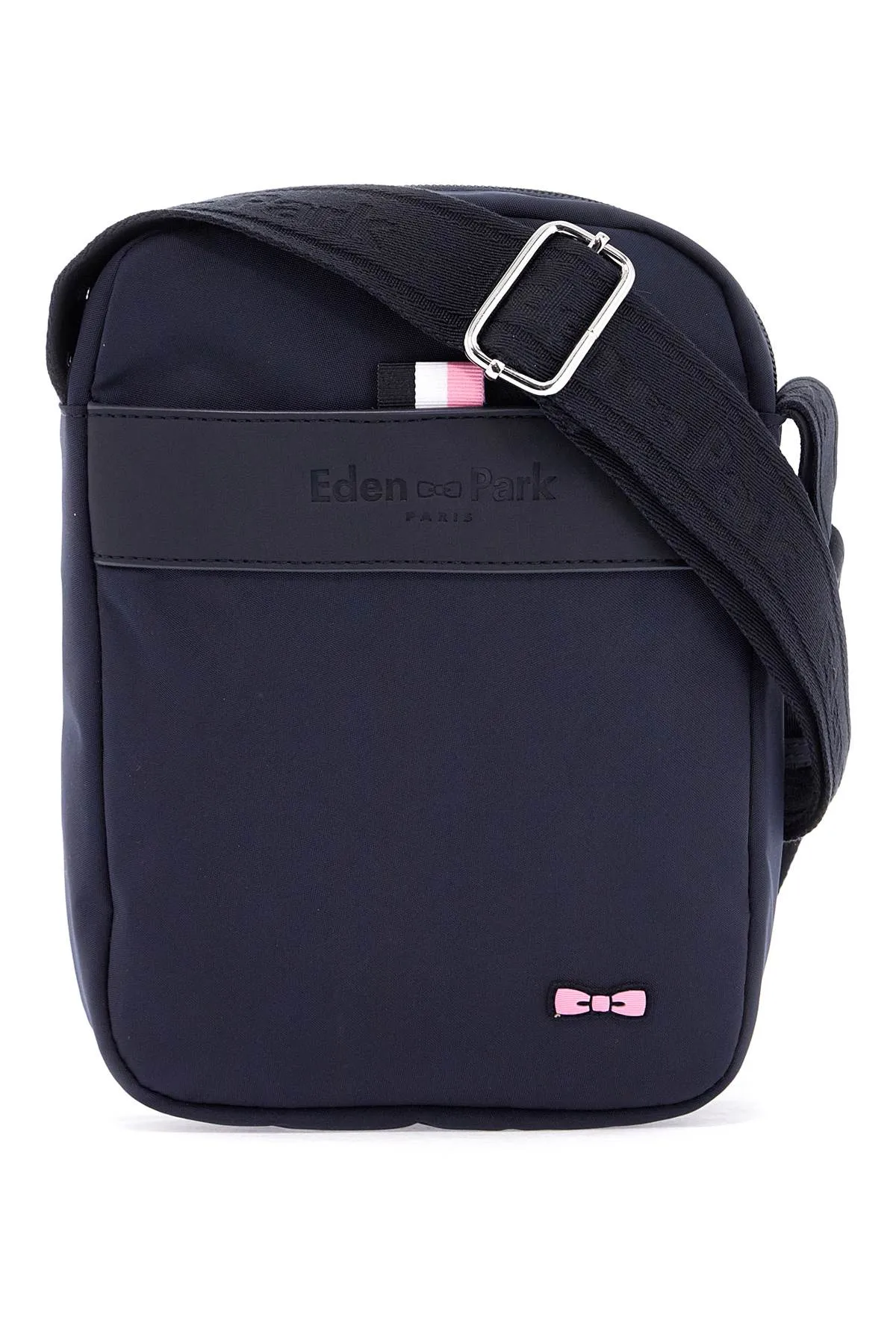 Eden Park Navy Blue Messenger Bag For Men With Zip And Front Pocket For Work