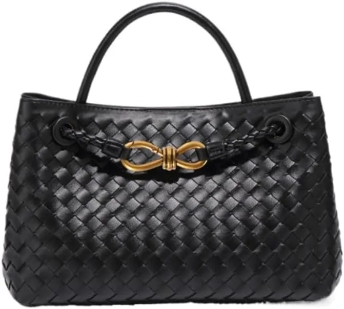 Elegant Woven Tote Bag - Versatile and Fashionable Women's Handbag