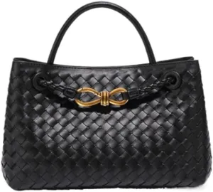Elegant Woven Tote Bag - Versatile and Fashionable Women's Handbag