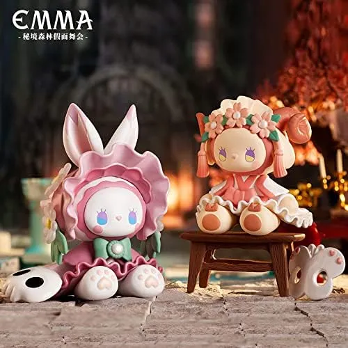 Emma Mystery Forest Mask Party Blind Box Toy Box Bulk Popular Collectible Random Art Toy Bags Cute Figure Creative Gift Boxes Surprise Desktop Decroration for Christmas Birthday Party Holiday