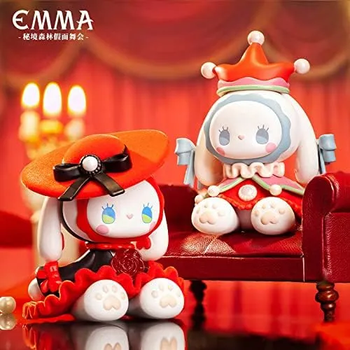 Emma Mystery Forest Mask Party Blind Box Toy Box Bulk Popular Collectible Random Art Toy Bags Cute Figure Creative Gift Boxes Surprise Desktop Decroration for Christmas Birthday Party Holiday