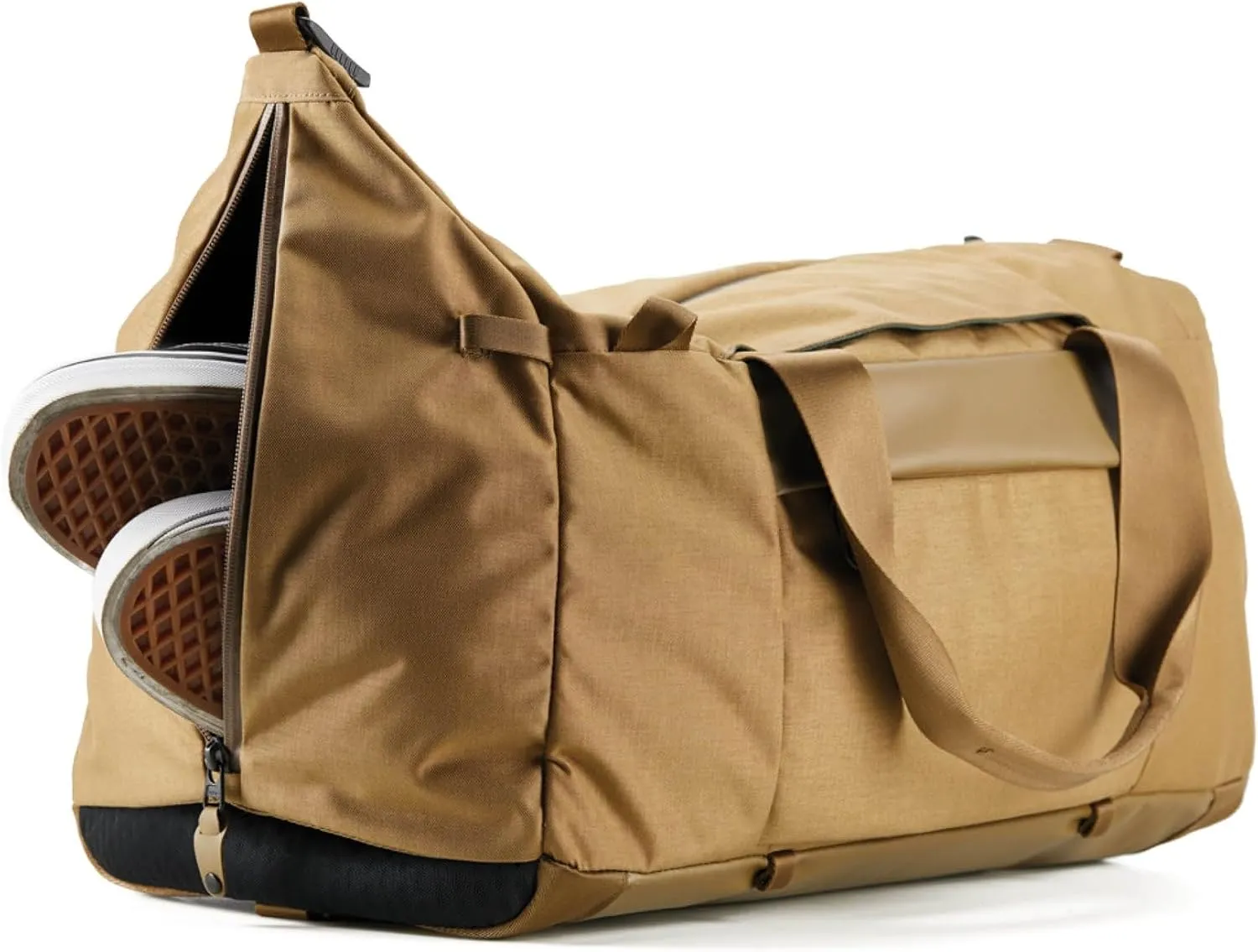 Errant Modular Duffel Bag Hymassa Tan – 35L Weekender, Travel Duffel Backpack, Waterproof, Ventilated Wet/Dry Compartment