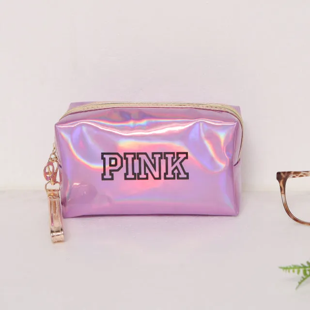 eTya Fashion Waterproof Laser Cosmetic Bags Women