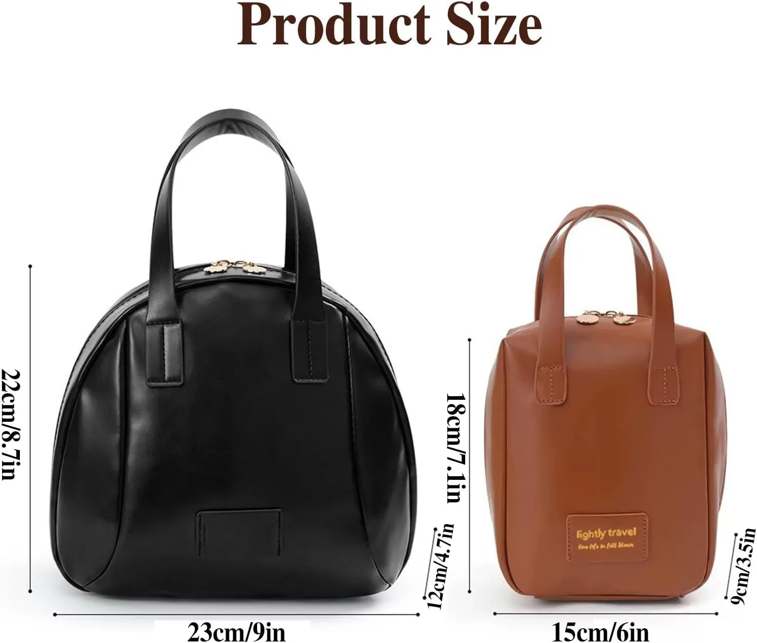 Expectatioin Makeup Bag, Expectatioin Multi-layered Shell-Shaped Cosmetic Bag, Shell Shaped Cosmetic Bag, Waterproof Travel Makeup Tote Bag, Portable Skincare Bag with Compartments(Brown black(L))