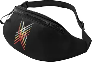 Fading Percussion Drum- Crossbody waist bag, casual chest bag