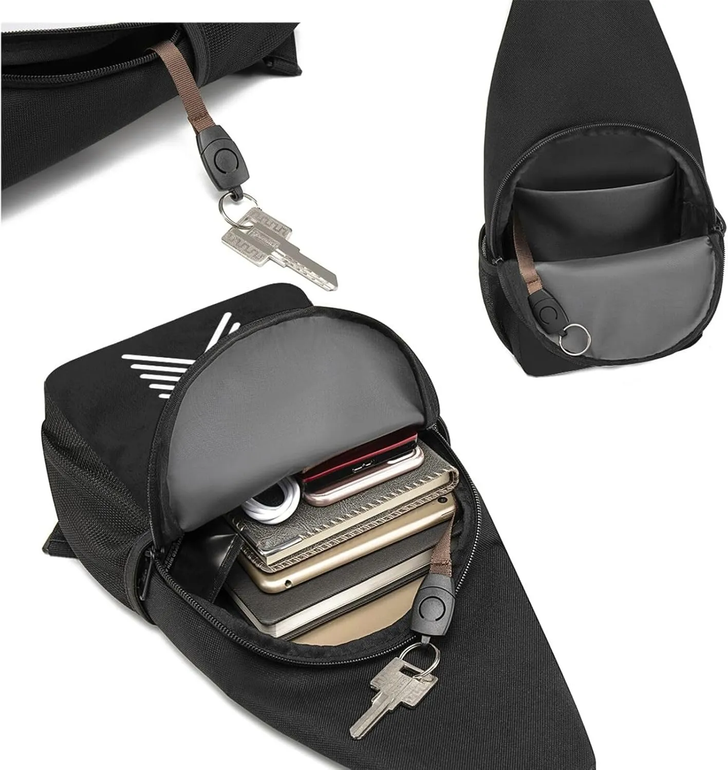 Fading Percussion Drum,Casual one-shoulder crossbody chest bag, fashionable crossbody chest bag