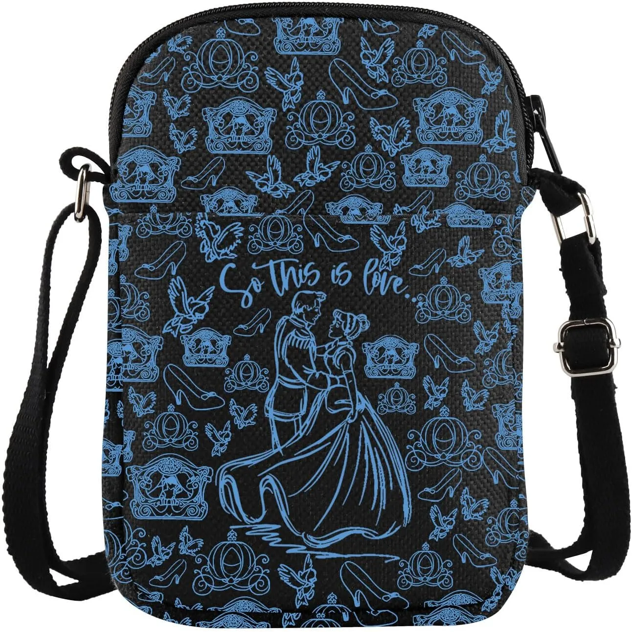 Fairy Tale Princess Gift Princess Cinderella Crossbody Bag For Friend Sister Glass Slipper Gift