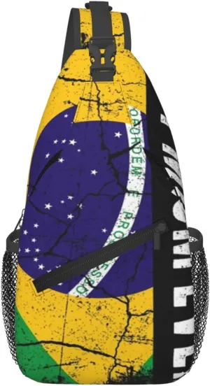 Faith Family Freedom Christian Vintage Usa Flag Sling Bag Chest Bags Casual Crossbody Bag Travel Shoulder Backpack