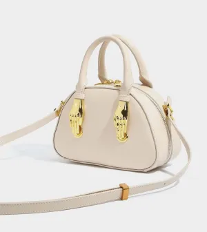 Fashion Crossbody Bag for Women Y2k Purse Aesthetic Trendy Shoulder Bag Chic Sling Purse Demure Coquette Fairy Purse (off-white)