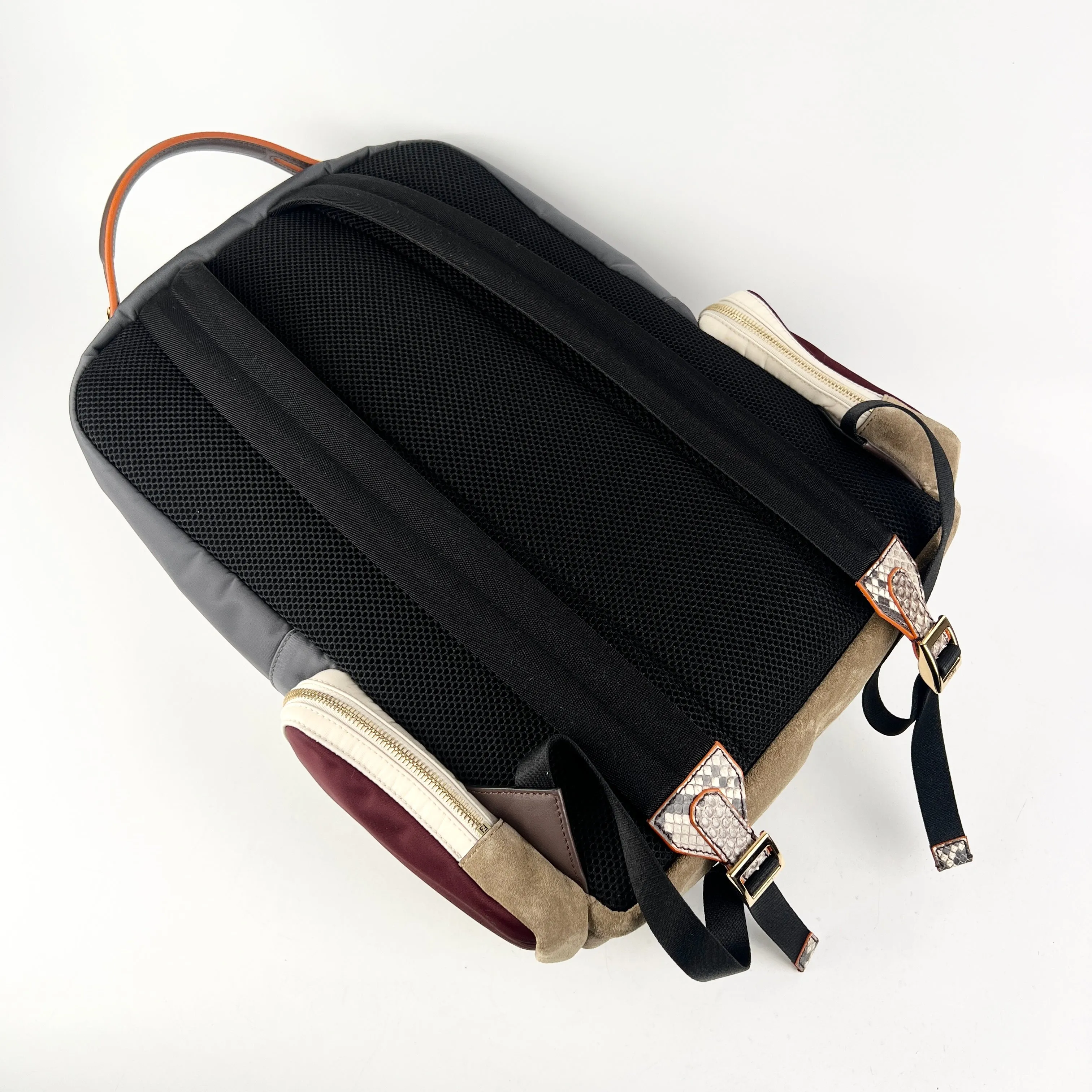 Fendi Patchwork Monogram Backpack