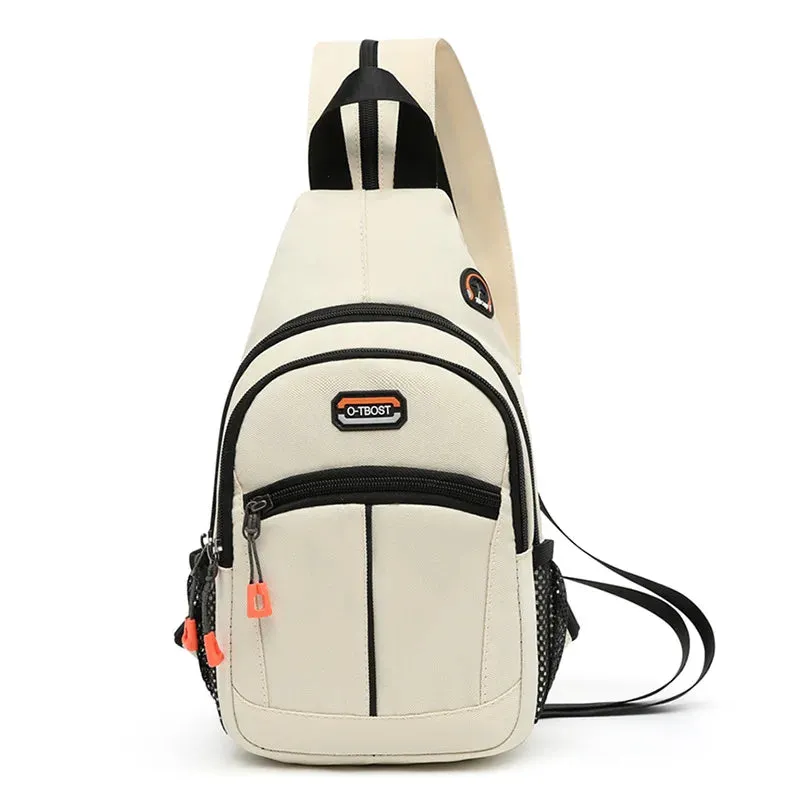 Fengdong Fashion Shoulder Bags Crossbody bag for woman Waterproof Oxford bag Travel Large Capacity teens female Sport Chest Pack