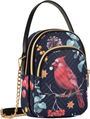 Festive Cell Phone Purse Crossbody Handbag Durable Shoulder Bag